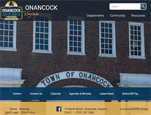Tablet Screenshot of onancock.com